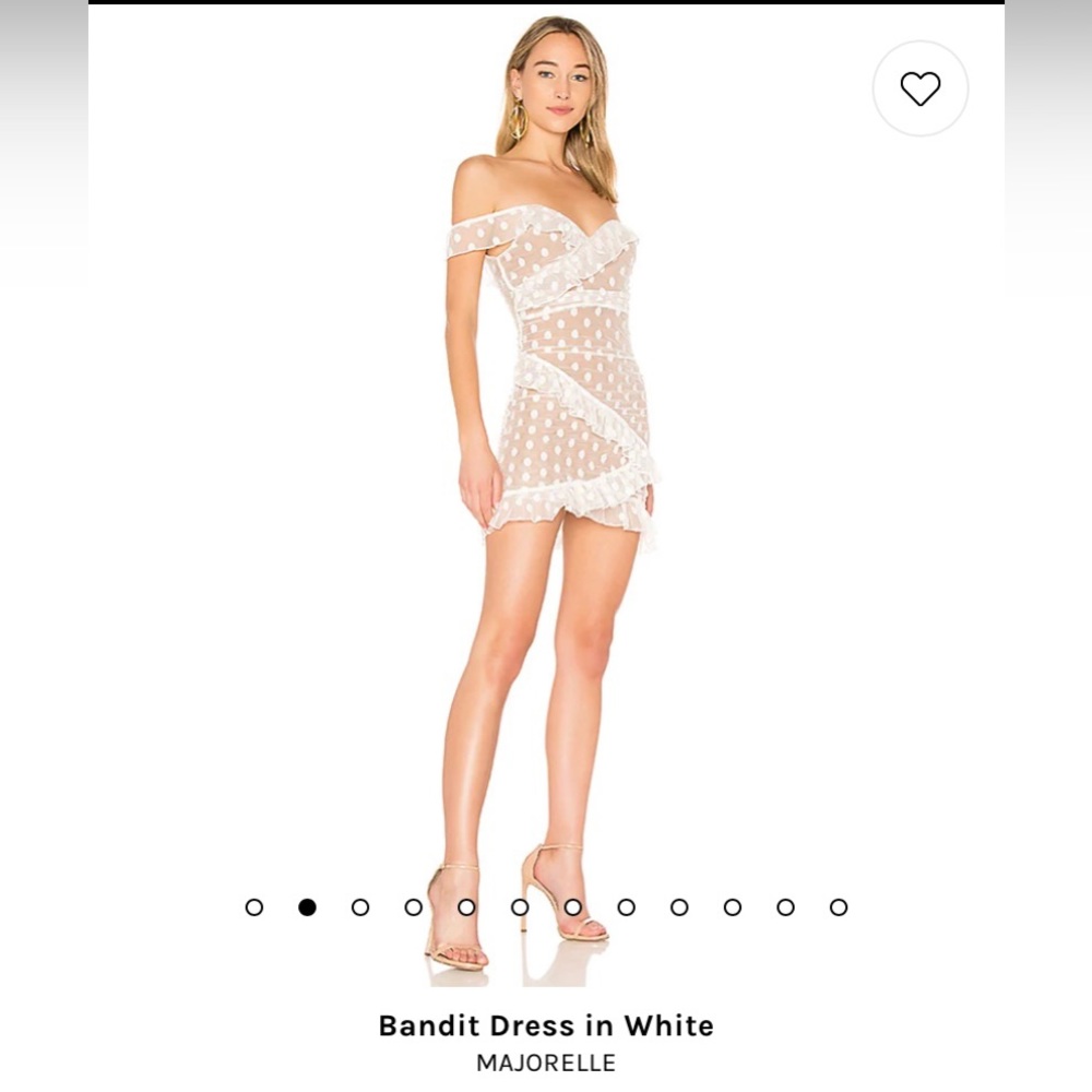 Bandit Dress in White NWT